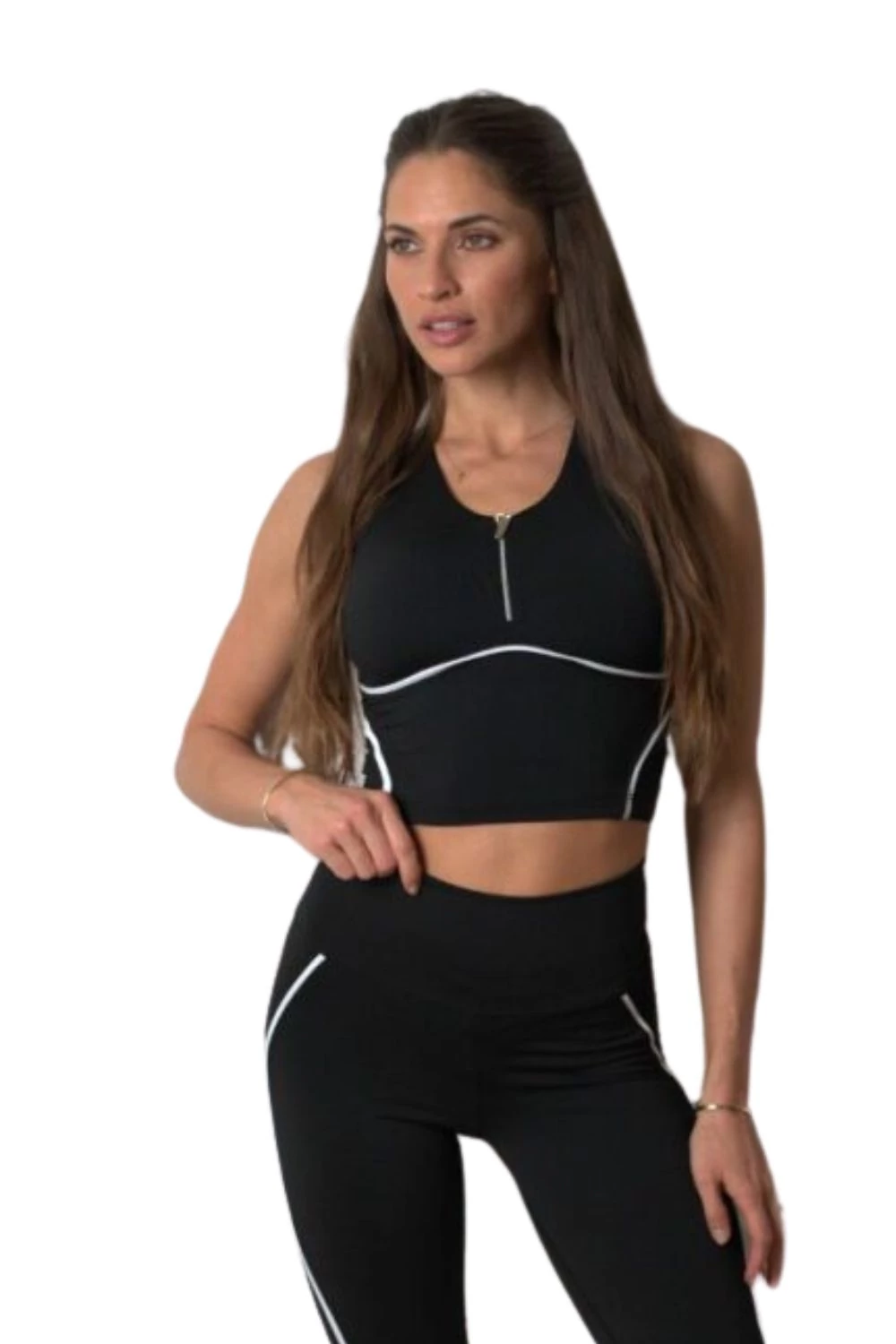Női fitness crop top