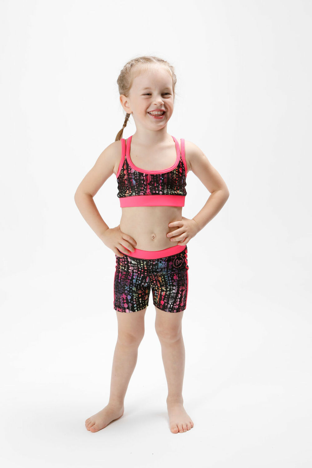 Indigo Fitness Style – Kids Kaméleon fitness short