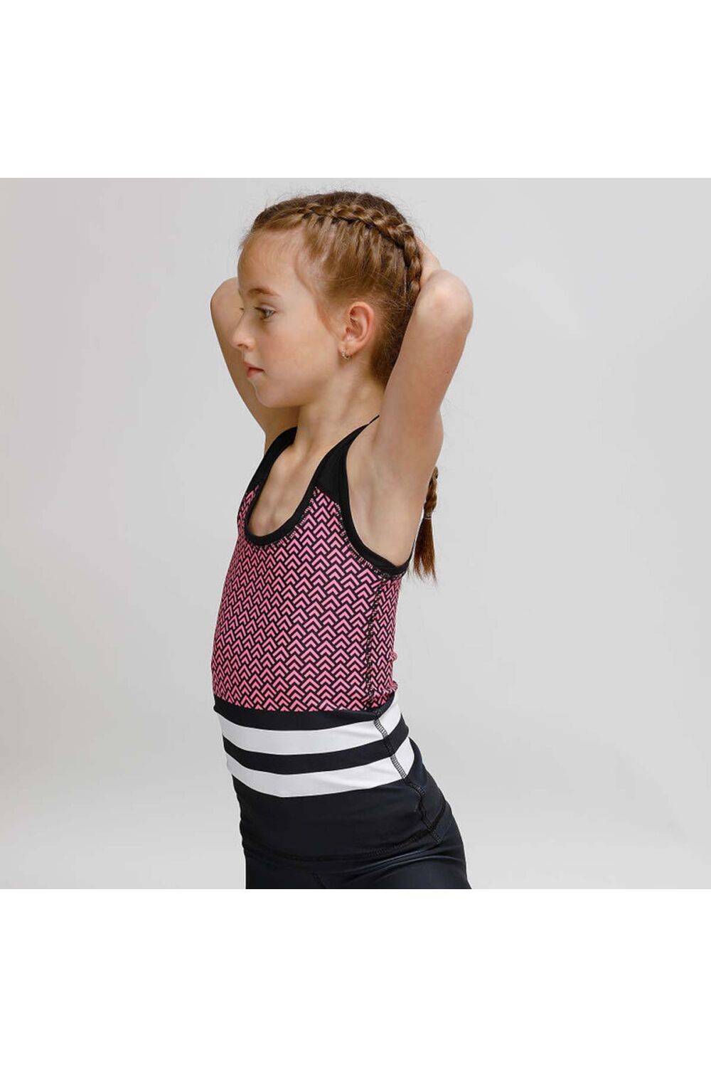 Kids Scaly pink fitness trikó
