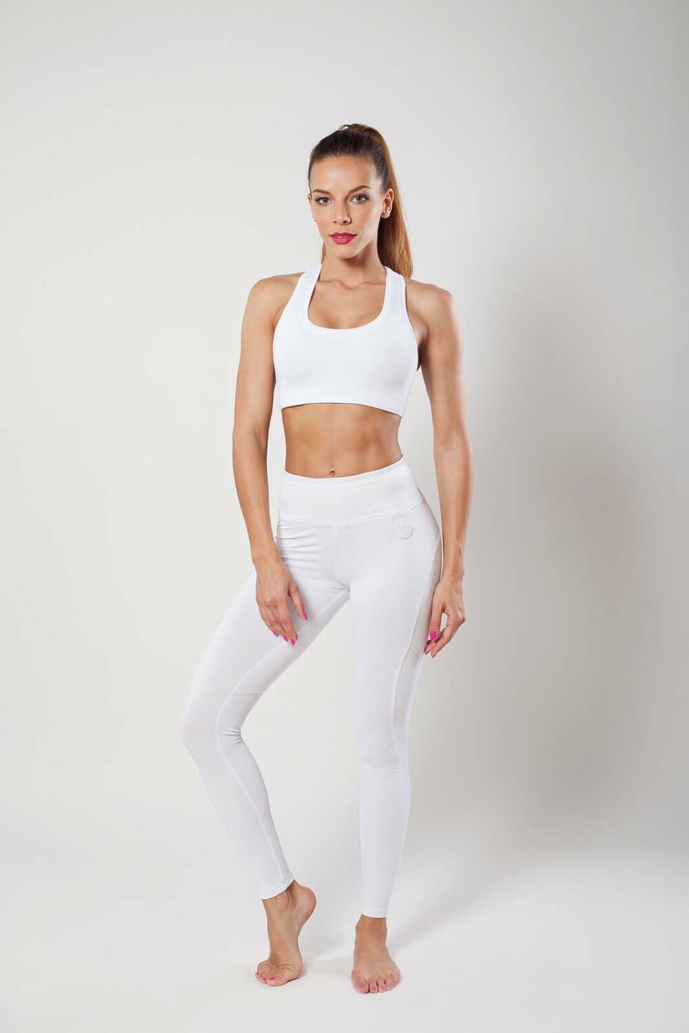 Indi-Go Lynett alakformáló fitness leggings fehér 'L'