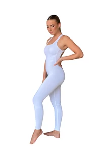 Kép 1/2 - Fehér fitness overall