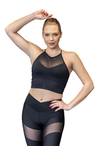 Kép 1/2 - Női fekete fitness crop top