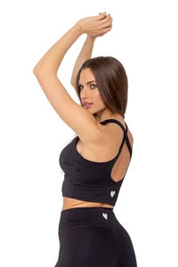 Kép 2/2 - voila fekete crop top