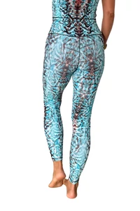 Kép 2/2 - Indi-Go Snake Türkiz Leggings
