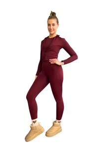Kép 2/4 - Indi-Go Dragonfly Burgundi ZIP felső