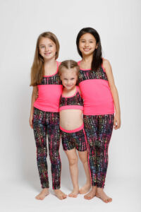 Kép 5/6 - Indigo Fitness Style – Kids Kaméleon fitness leggings