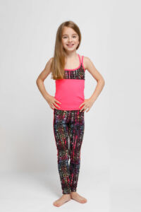 Kép 2/6 - Indigo Fitness Style – Kids Kaméleon fitness leggings
