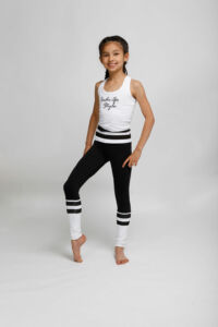 Kép 2/6 - Indigo Fitness Style – Kids Lara white fitness leggings