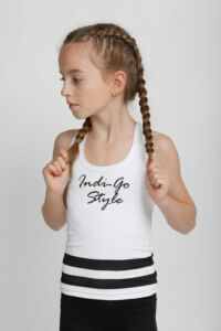 Kép 3/7 - Kids Lara white fitness trikó