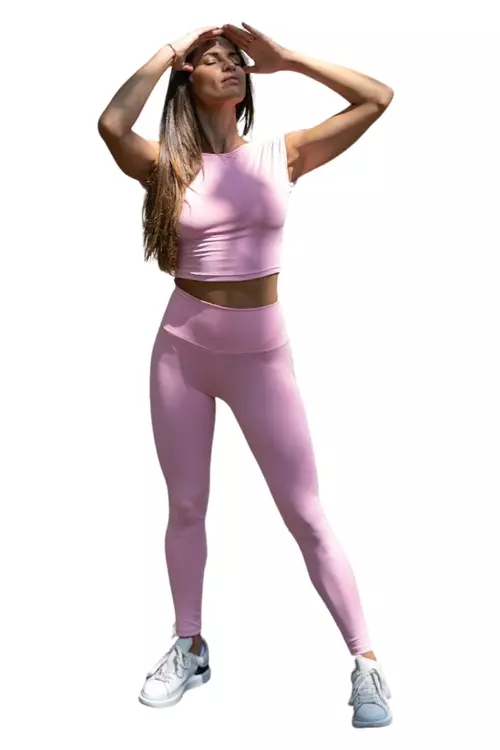 Indi-Go Love leggings pink