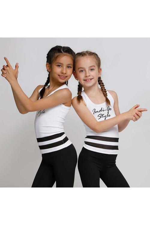 Kids Lara white fitness trikó