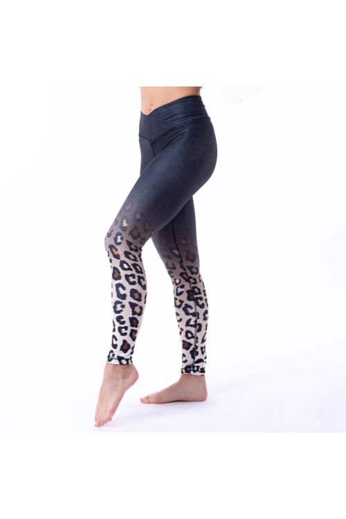 Indigo Fitness Style - Ocelot maxi fitness leggings