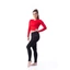 Indi-Go Amanda Red fitness hosszú ujjú crop top 'S' Indi-Go Amanda Red fitness hosszú ujjú crop top 'S'