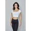 Indi-Go Sofie Dance Balance crop top fehér 'S'
