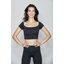 Indi-Go Sofie Dance Balance crop top fekete 'M'
