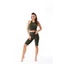 Indi-Go Leopard Khaki fitness crop top 'L' Indi-Go Leopard Khaki fitness crop top 'L'