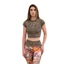 Indi-Go Ocelot Rövid Ujjú Crop Top 'L' Indi-Go Ocelot Rövid Ujjú Crop Top 'L'