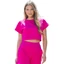Indi-Go Bubble gum rövidujjú poló, fuxia M